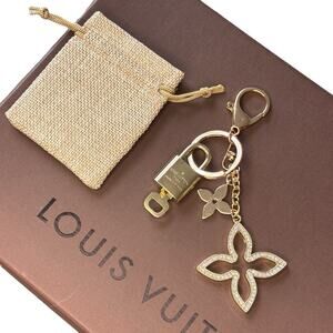 Authentic Louis Vuitton Lock & Key Set‎ #310 On An Unbranded Keychain